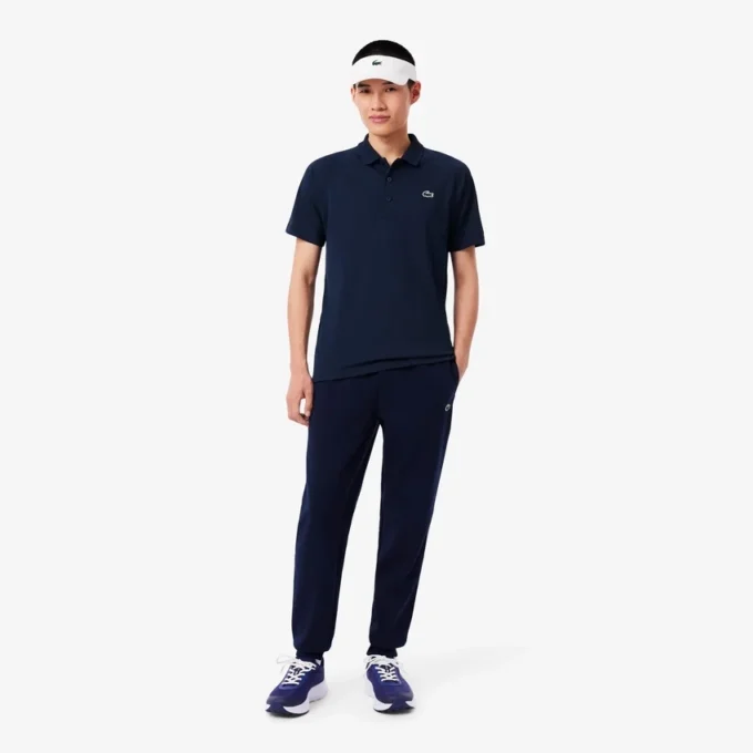 Polo de golfe com proteção UV para homem, corte regular