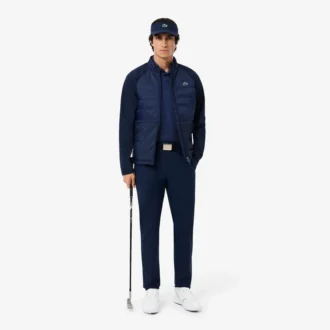 Polo de golfe com proteção UV para homem, corte regular