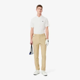 Polo de golfe com proteção UV para homem, corte regular