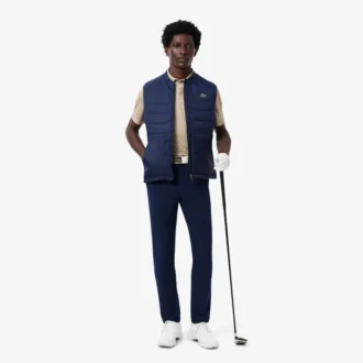 Polo de golfe com proteção UV para homem, corte regular