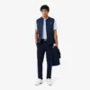 Polo de golfe com proteção UV para homem, corte regular