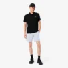 Polo de golfe com proteção UV para homem, corte regular