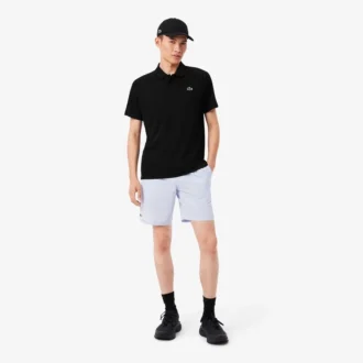 Polo de golfe com proteção UV para homem, corte regular