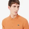 Polo de golfe com proteção UV para homem, corte regular