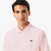 Polo de golfe com proteção UV para homem, corte regular