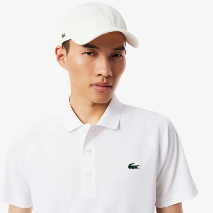 Polo de golfe com proteção UV para homem, corte regular