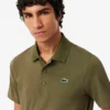 Polo de golfe com proteção UV para homem, corte regular