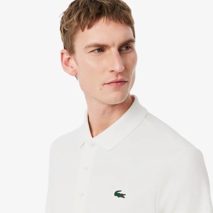 Polo de golfe com proteção UV para homem, corte regular