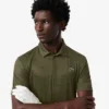 Polo de golfe com proteção UV para homem, corte regular