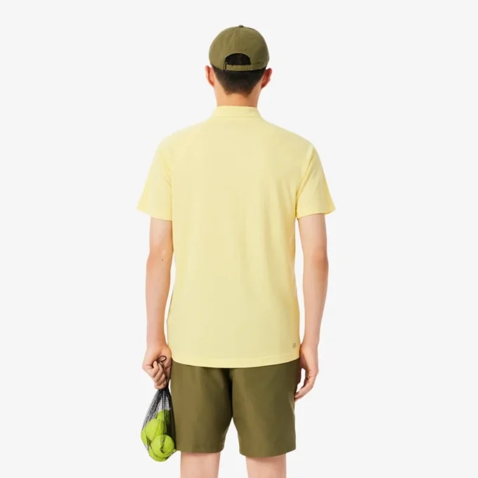 Polo de golfe com proteção UV para homem, corte regular