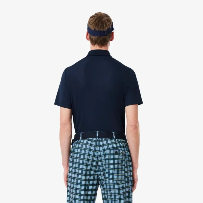 Polo de golfe com proteção UV para homem, corte regular