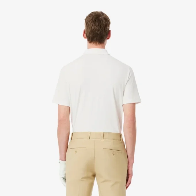 Polo de golfe com proteção UV para homem, corte regular