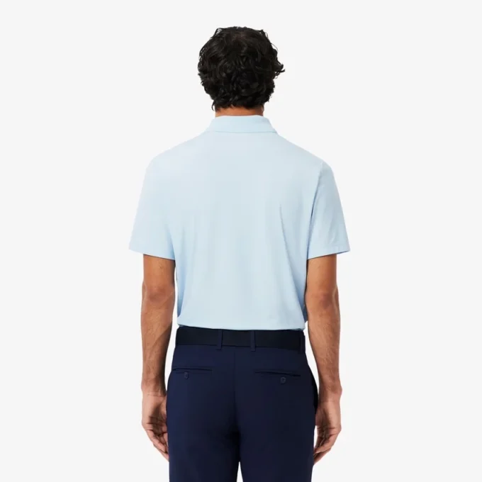 Polo de golfe com proteção UV para homem, corte regular