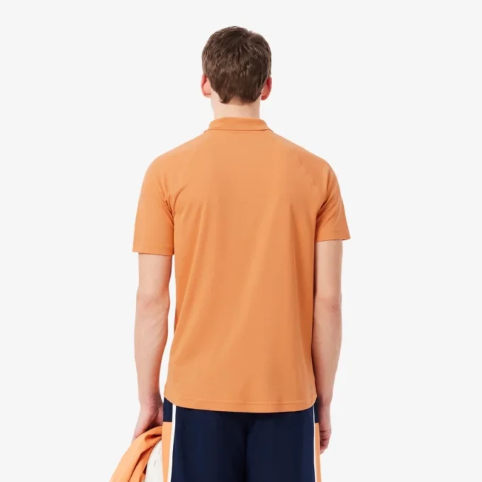 Polo de golfe com proteção UV para homem, corte regular