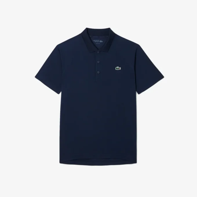 Polo de golfe com proteção UV para homem, corte regular
