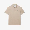 Polo de golfe com proteção UV para homem, corte regular