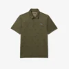 Polo de golfe com proteção UV para homem, corte regular
