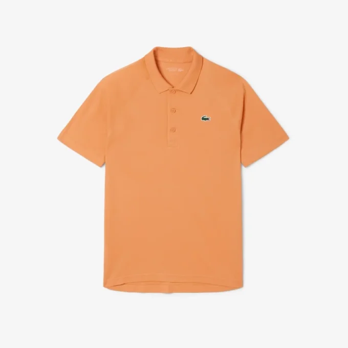 Polo de golfe com proteção UV para homem, corte regular