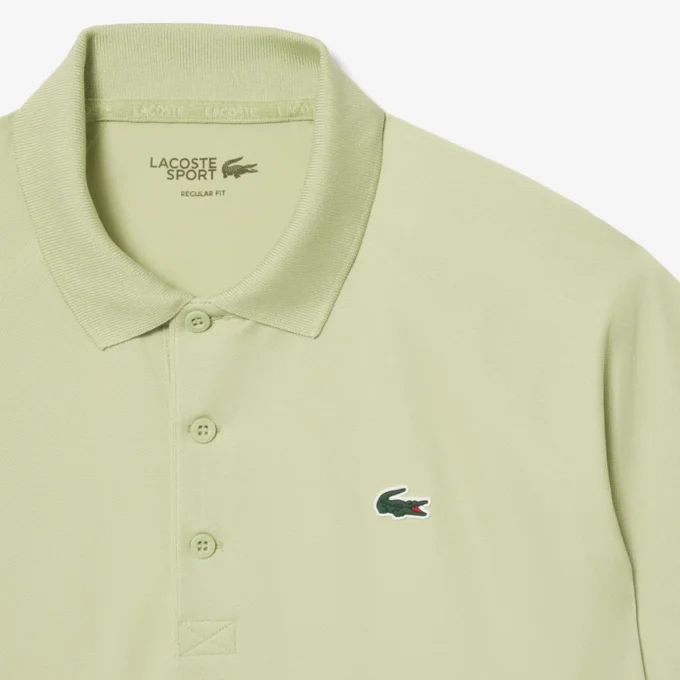 Polo de golfe com proteção UV para homem, corte regular