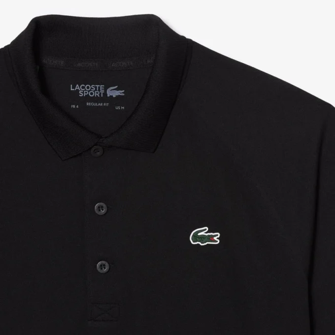 Polo de golfe com proteção UV para homem, corte regular