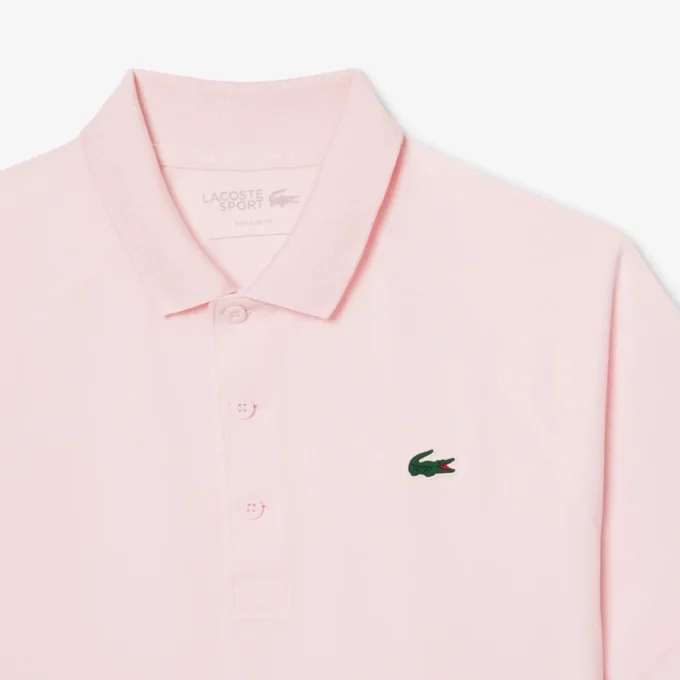Polo de golfe com proteção UV para homem, corte regular