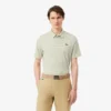 Polo de golfe com riscas Ultra Dry de corte regular