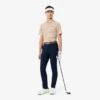 Polo de golfe com riscas Ultra Dry de corte regular