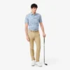 Polo de golfe com riscas Ultra Dry de corte regular