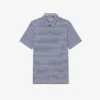 Polo de golfe com riscas Ultra Dry de corte regular