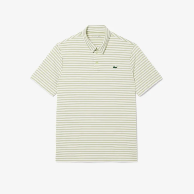 Polo de golfe com riscas Ultra Dry de corte regular