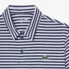 Polo de golfe com riscas Ultra Dry de corte regular