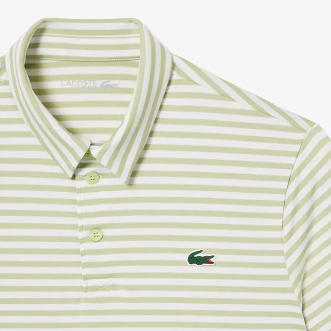 Polo de golfe com riscas Ultra Dry de corte regular