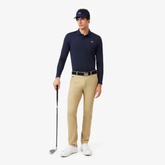 Polo de golfe de manga comprida Ultra Dry com corte regular
