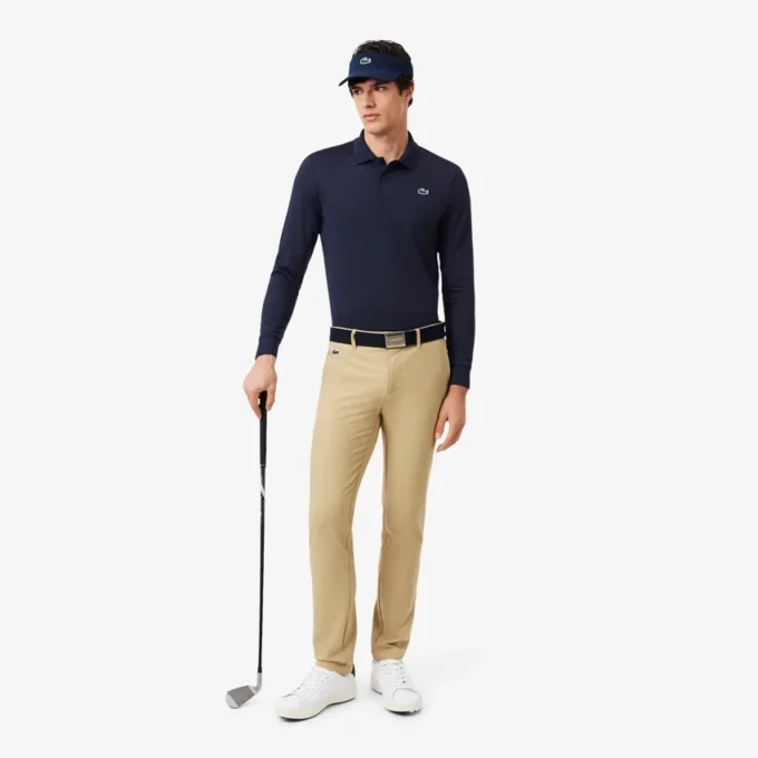 Polo de golfe de manga comprida Ultra Dry com corte regular