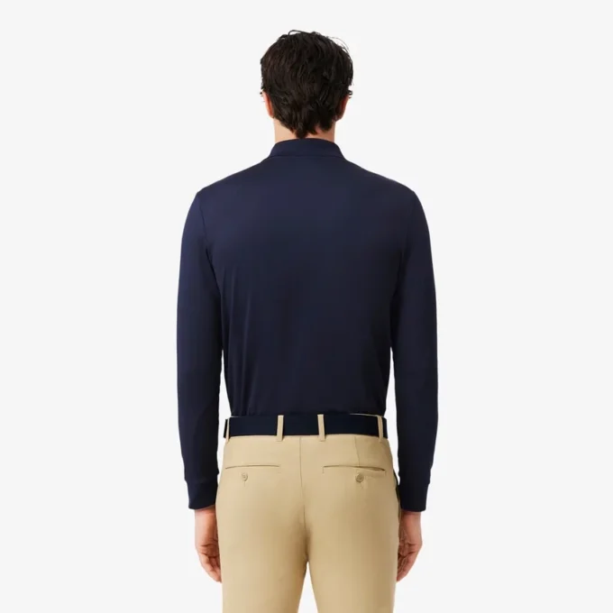 Polo de golfe de manga comprida Ultra Dry com corte regular