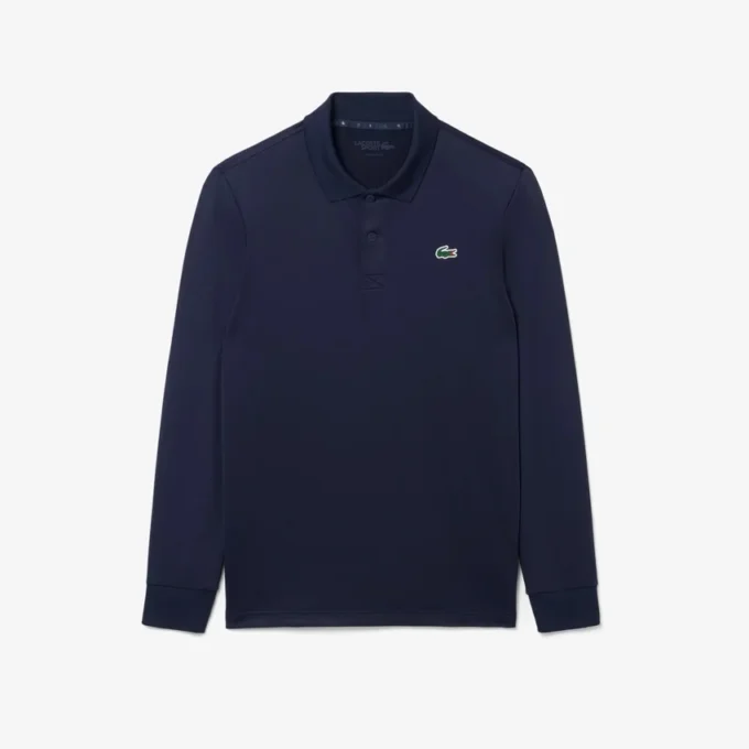 Polo de golfe de manga comprida Ultra Dry com corte regular