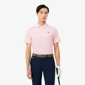 Polo de golfe estampado de corte regular