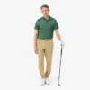 Polo de golfe estampado de corte regular
