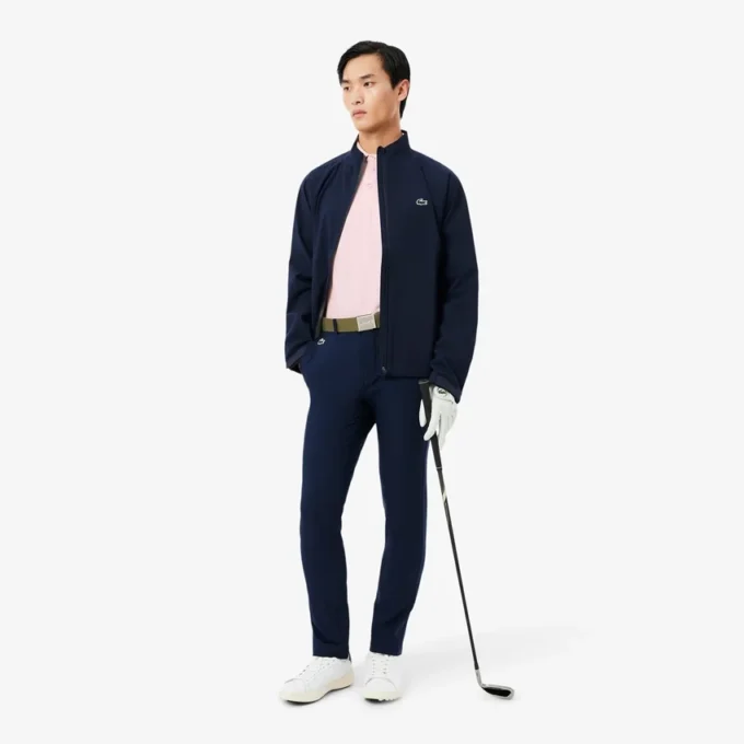 Polo de golfe estampado de corte regular