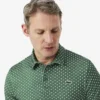 Polo de golfe estampado de corte regular