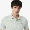 Polo de golfe estampado de corte regular