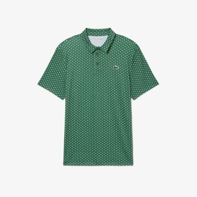 Polo de golfe estampado de corte regular