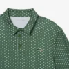 Polo de golfe estampado de corte regular