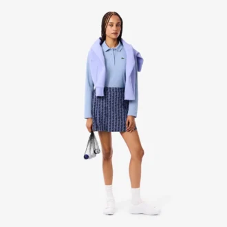 Polo de golfe feminino com proteção UV e termorregulação