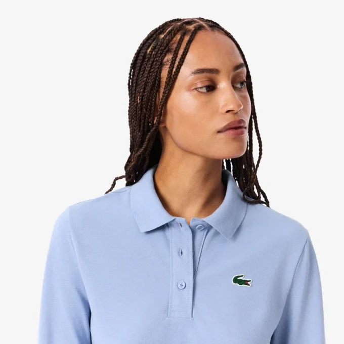 Polo de golfe feminino com proteção UV e termorregulação