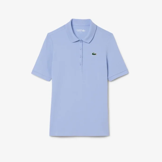 Polo de golfe feminino slim fit com termorregulação