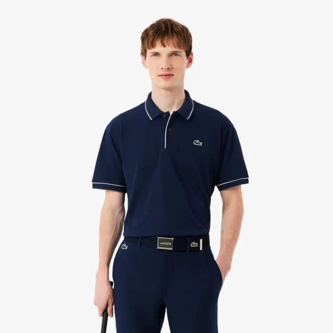 Polo de golfe Mini Piqué com regulação de calor