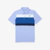 Polo de golfe para homem, corte regular, com blocos de cor