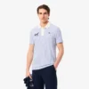 Polo de golfe às riscas com termorregulação para homem