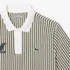 Polo de golfe às riscas com termorregulação para homem
